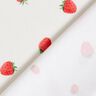 GOTS Cotton Jersey watercolour strawberries Digital Print – ivory,  thumbnail number 4