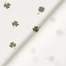 Cotton Jersey Clover Leaves – offwhite,  thumbnail number 4