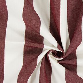 Awning fabric stripey Toldo – white/burgundy, 
