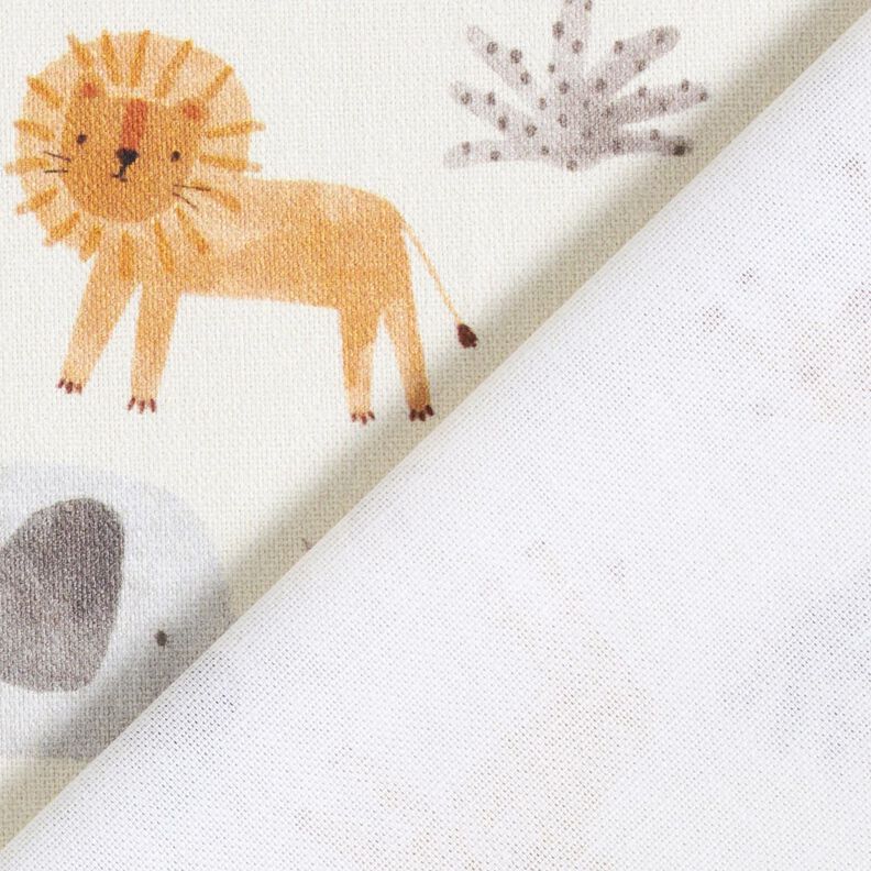 Decor Fabric Half Panama safari – offwhite,  image number 4