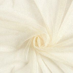 Royal Glitter Tulle – offwhite/gold, 