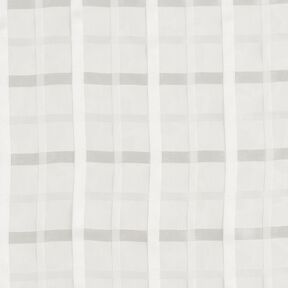 Chiffon window check – white, 