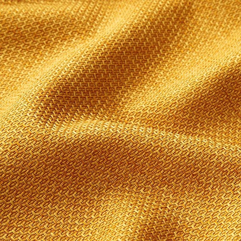 Upholstery Fabric Honeycomb texture – curry yellow,  image number 2