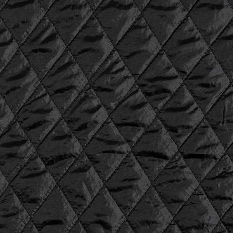 Quilted lining rhombus – black,  image number 1