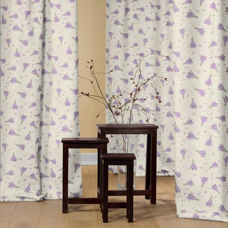 Lavender Bouquet Half Panama – natural,  image number 4