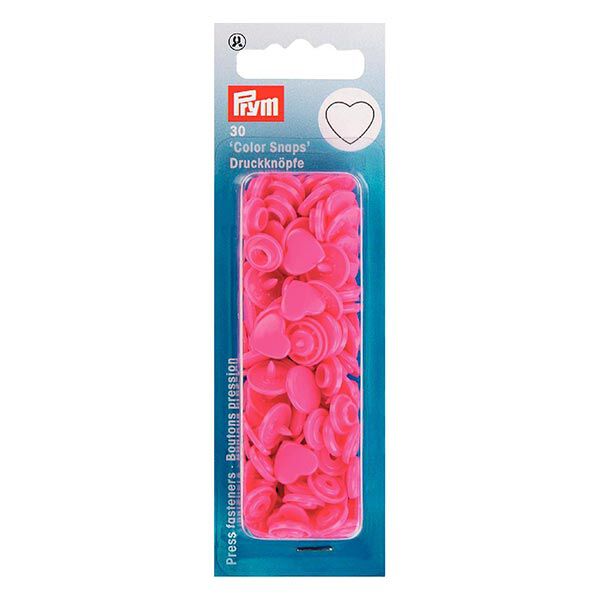 Color Snaps Heart Press Fasteners 5 - pink| Prym,  image number 2
