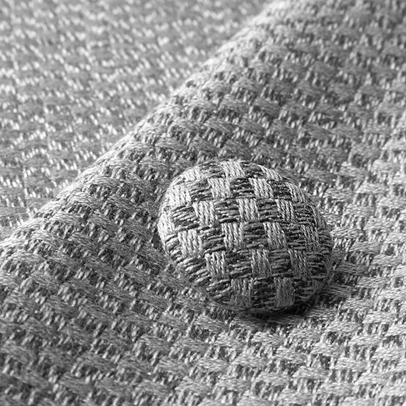 Covered Button - Outdoor Decor Fabric Agora Senda - grey,  image number 2