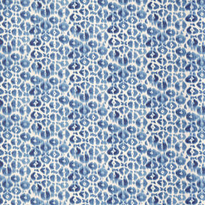 GOTS French terry batik leopard print | TCC x LOOKS by Wolfgang Joop – brilliant blue/cream, 