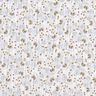 Double Gauze/Muslin Abstract Floral Print – white/yellow olive,  thumbnail number 1