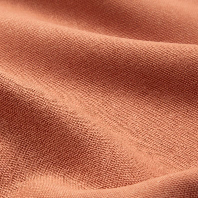 pure heavy linen Plain – copper,  image number 2