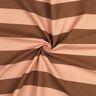 Decor Fabric Canvas cheerful stripes – salmon/brown,  thumbnail number 3
