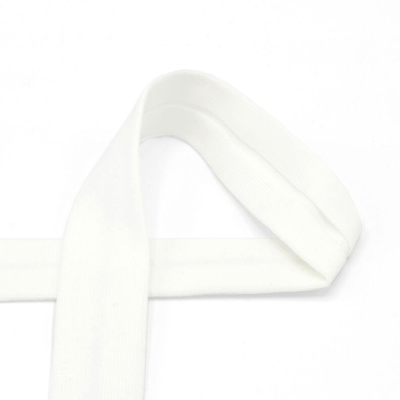 Bias binding Cotton Jersey [20 mm] – offwhite,  image number 1