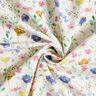 Decor Fabric Cotton Twill Meadow flowers – ivory/blue lilac,  thumbnail number 3