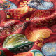 Decor Fabric Tapestry Fabric Christmas Tree Baubles – carmine,  thumbnail number 2