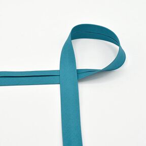 Cotton Bias Tape Poplin [20 mm] – petrol, 