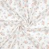 GOTS Double Gauze/Muslin cute little flowers  | Poppy Fabrics – ivory/orange,  thumbnail number 3