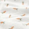 Double Gauze/Muslin small carrots – offwhite,  thumbnail number 2