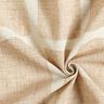 Curtain Fabric Linen Blend Shapes  – chestnut/natural,  thumbnail number 3