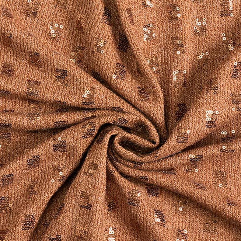 Little Boxes Glitter Sequin Knit – caramel,  image number 3