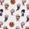 Cotton Poplin Chibi Naruto Licensed Fabric – white,  thumbnail number 1