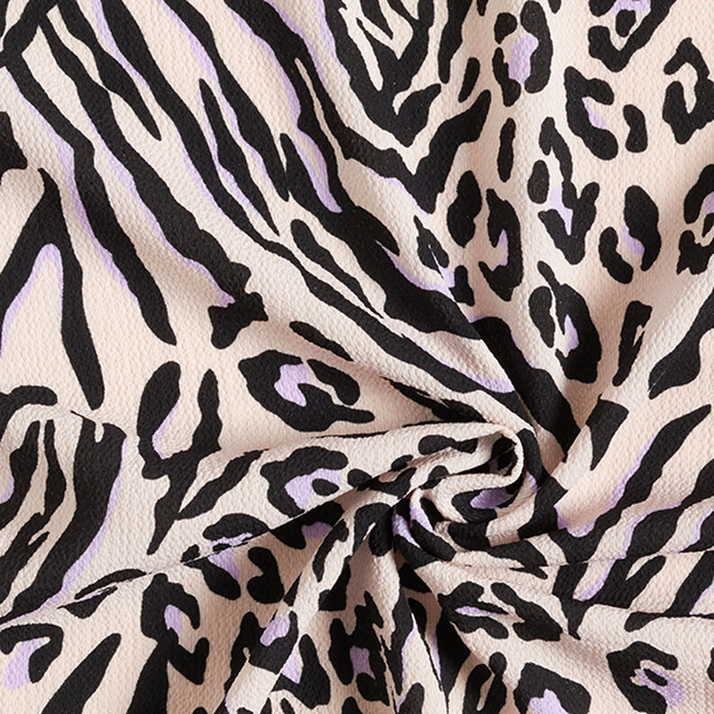 Zebra lightweight crepe fabric – rosé,  image number 3