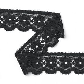 Stretch Lace [27 mm] - black, 