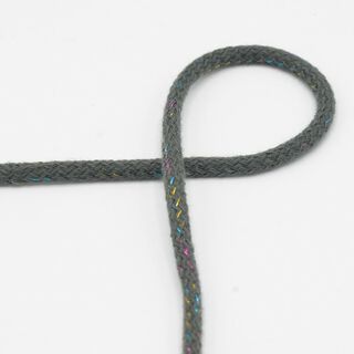 Cotton cord Lurex [Ø 5 mm] – khaki, 