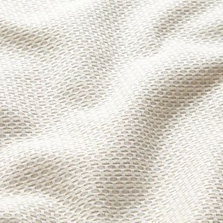 Decor Fabric Jacquard Small Honeycomb – light beige, 