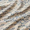 Decor Fabric Half Panama school of fish – natural/navy blue,  thumbnail number 2