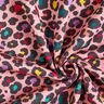 Brushed Sweatshirt Fabric Colourful Leopard Print – pink,  thumbnail number 3