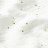 Scattered Gold Polka Dots Cotton Muslin – white/gold,  thumbnail number 2