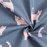 Decor Fabric Half Panama Cats – dark grey,  thumbnail number 4