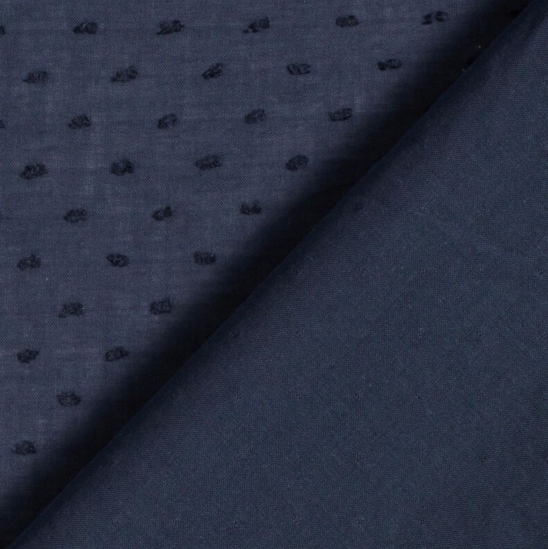Cotton Batiste Dobby – midnight blue, image number 3
