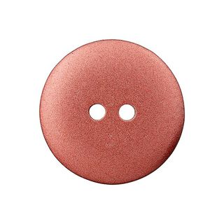Metallic 2-Hole Polyester Button – red, 