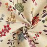 Decor Fabric Tapestry Fabric Creeping Roses – light beige/red,  thumbnail number 3