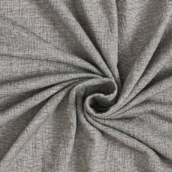 Crinkle jersey Plain – dark grey/silver grey,  image number 1