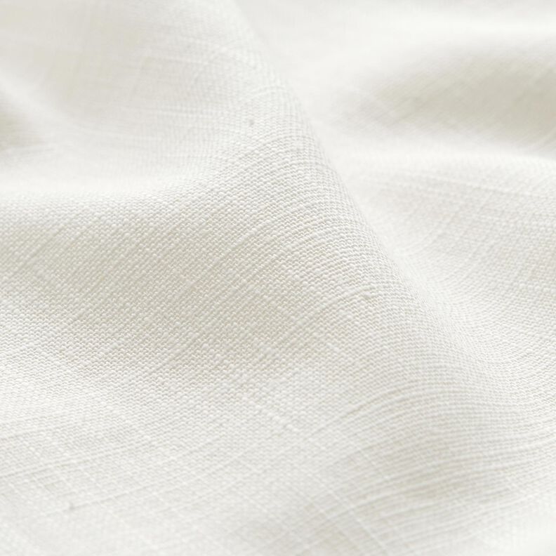 Linen fabric Ramie mix medium – offwhite,  image number 2