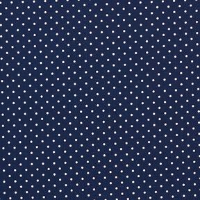 Coated Cotton Little Dots – midnight blue, 