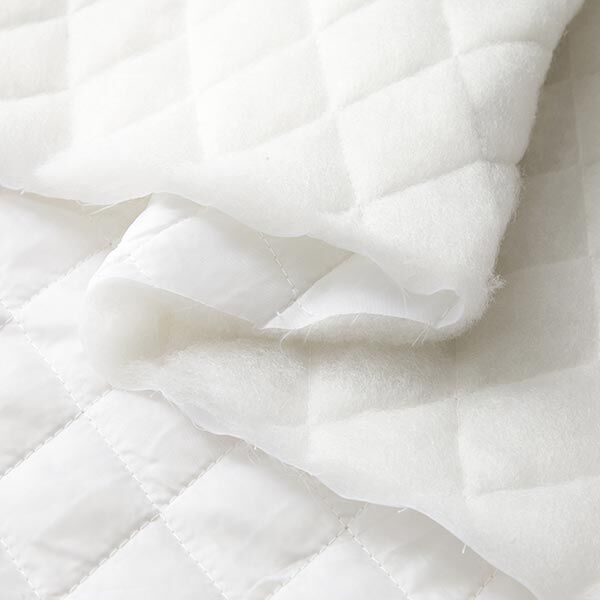 Quilted lining rhombus – white,  image number 6