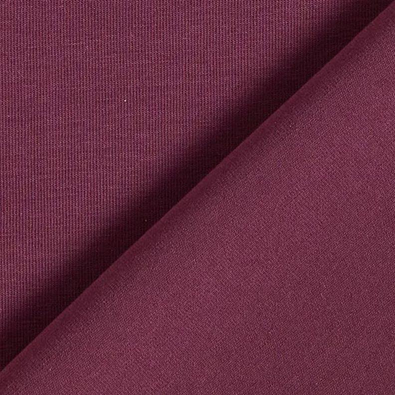 GOTS Cotton Jersey | Tula – aubergine,  image number 3