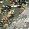 viscose fabric Stretch Palm Fronds – light khaki/terracotta,  thumbnail number 4