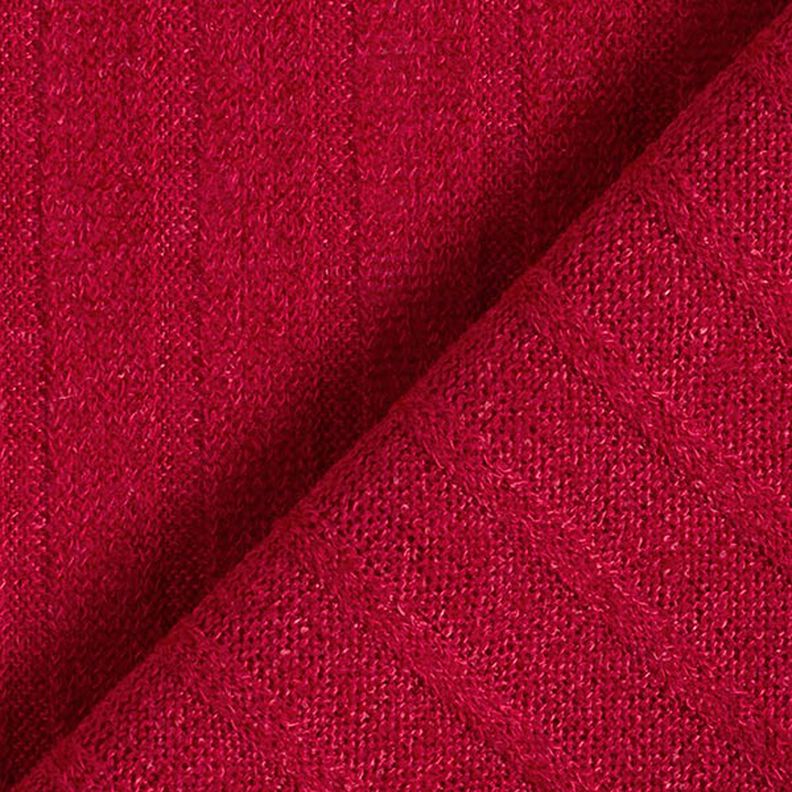 Plain Ribbed Knit – red, image number 3