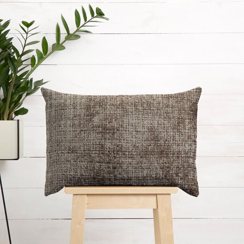 Upholstery Fabric Chenille Plain – taupe, image number 6