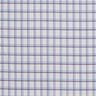 Shirt fabric offset check – white/light blue,  thumbnail number 1