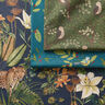 Decor Fabric Half Panama Forest owls – dark green/chocolate,  thumbnail number 5