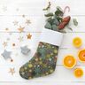 Cotton Poplin Star Mix – dark pine/gold,  thumbnail number 5