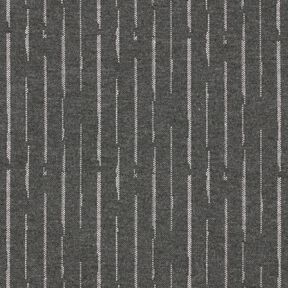 Knit Jacquard Broken stripes – granite/offwhite, 