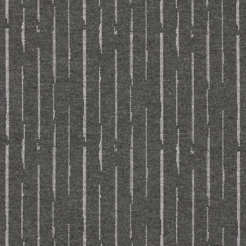 Knit Jacquard Broken stripes – granite/offwhite,  image number 1