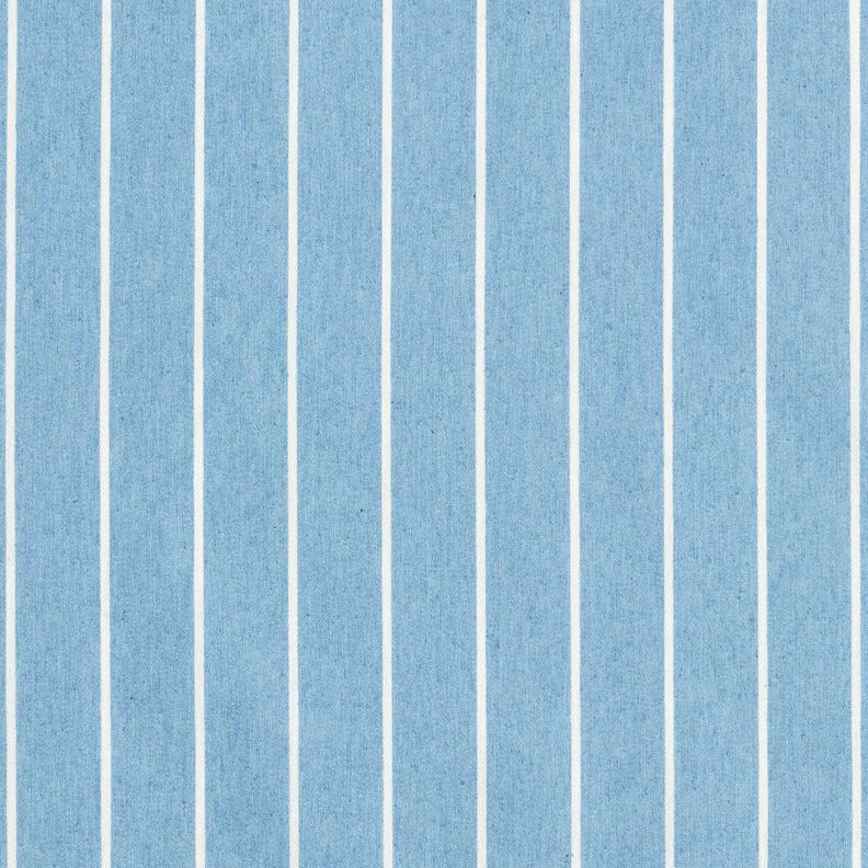 Chambray Stripes – light blue/offwhite,  image number 1
