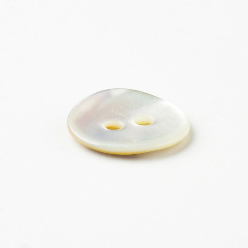 Agoya mother-of-pearl button [Ø 11 mm] – ivory,  image number 4